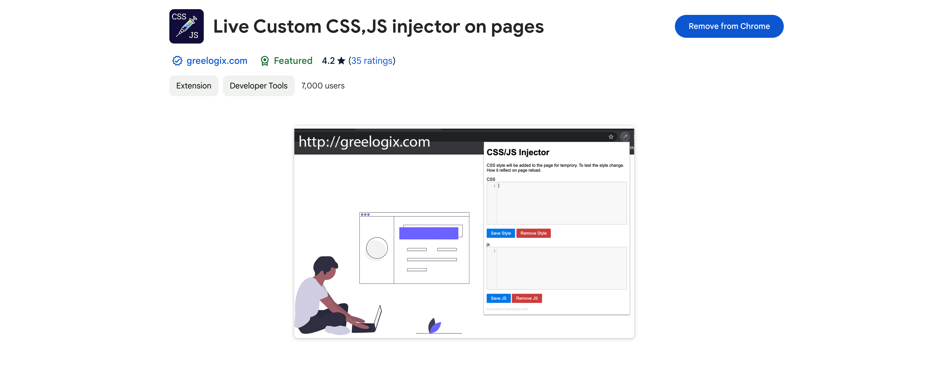 Live Custom CSS chrome extension image preview from the chrome web store 
