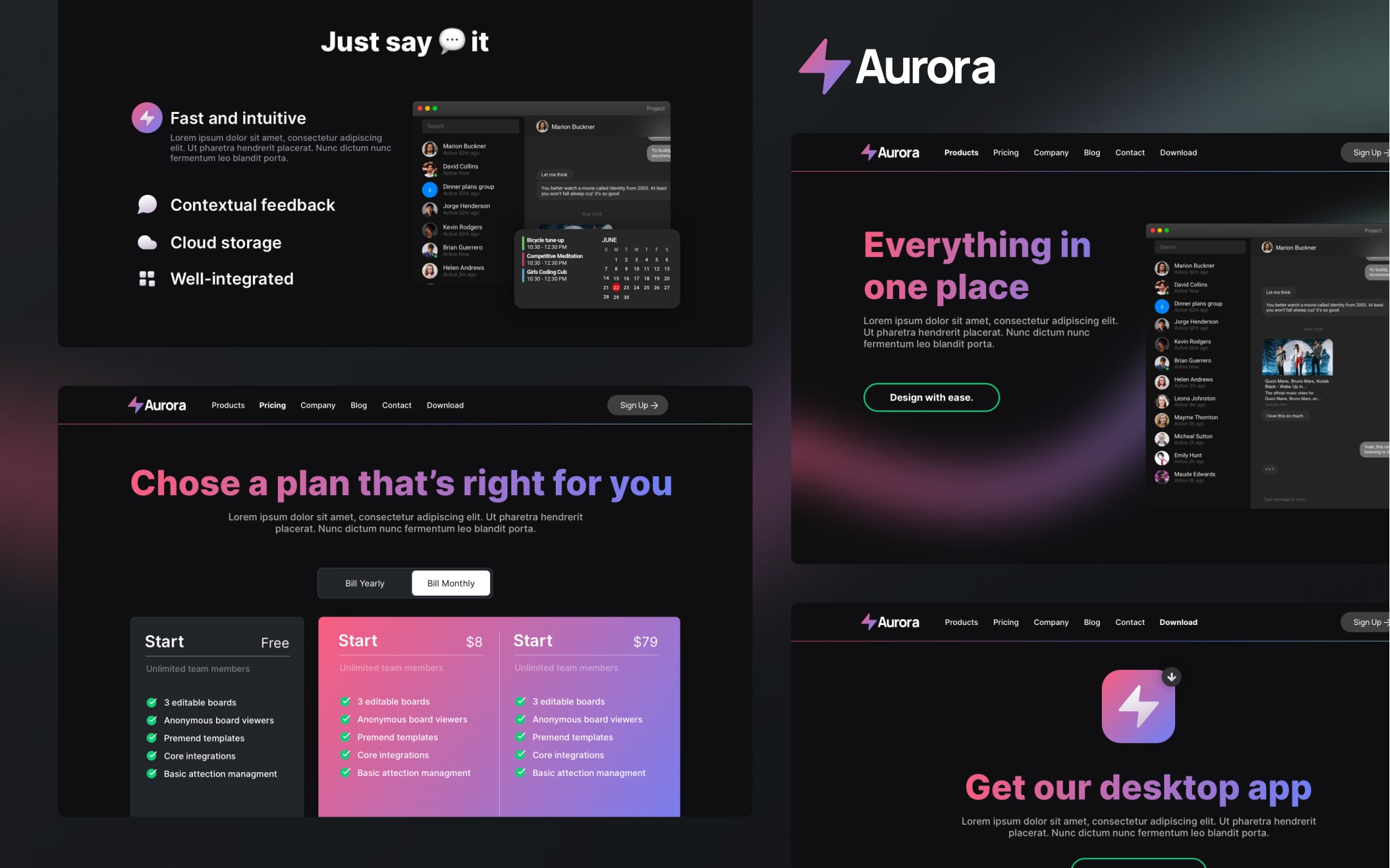 Aurora Ecommerce preview 5
