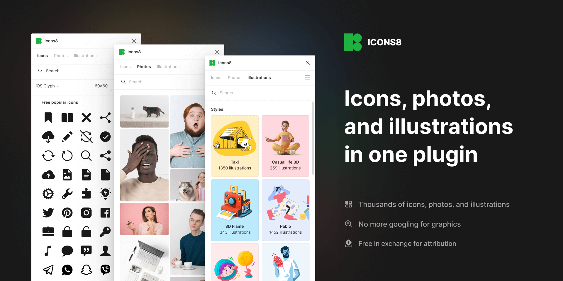 A picture of Icons8 figma plugin- wedoflow