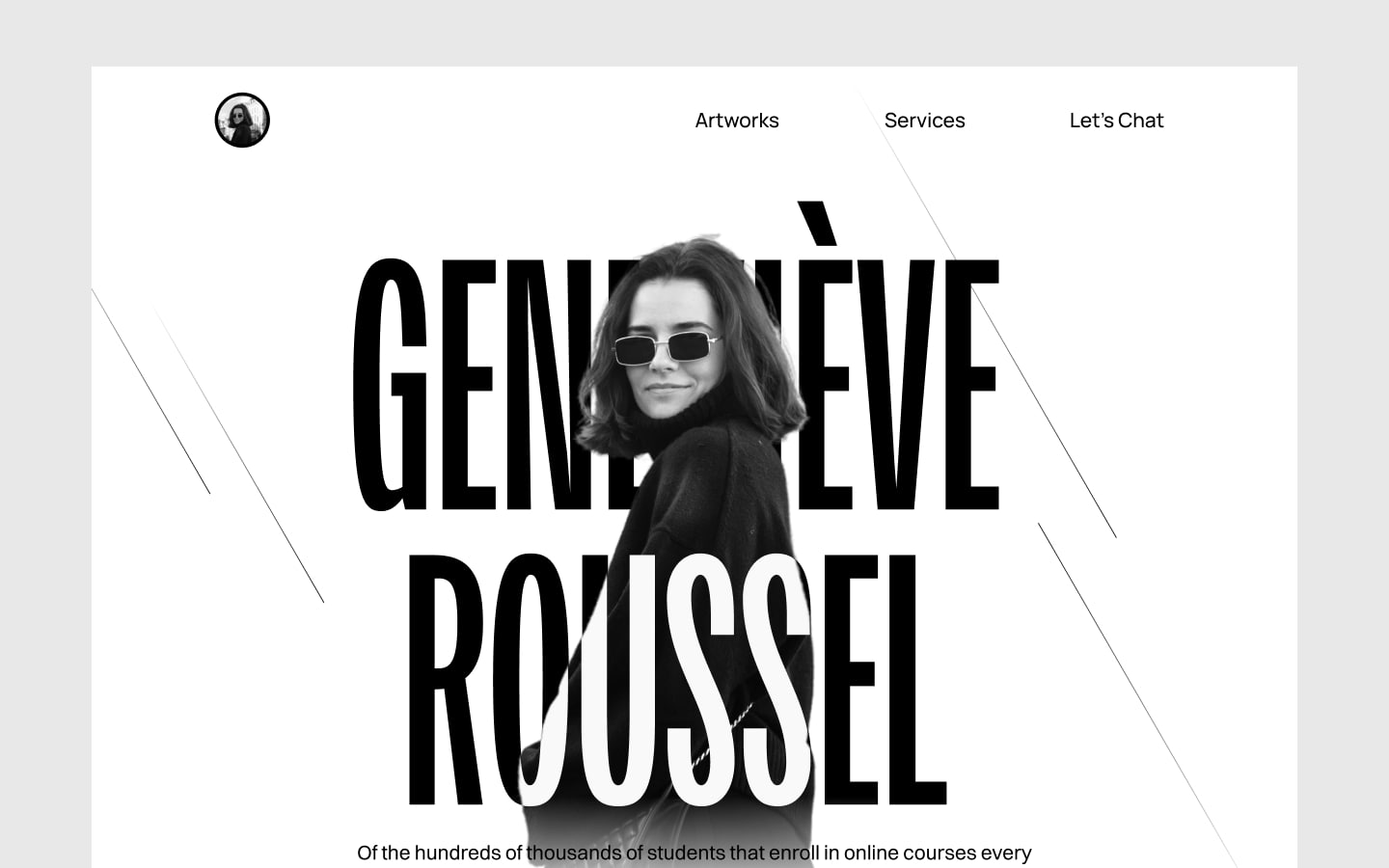 Paris Webflow portfolio template. graphic design portfolio example
