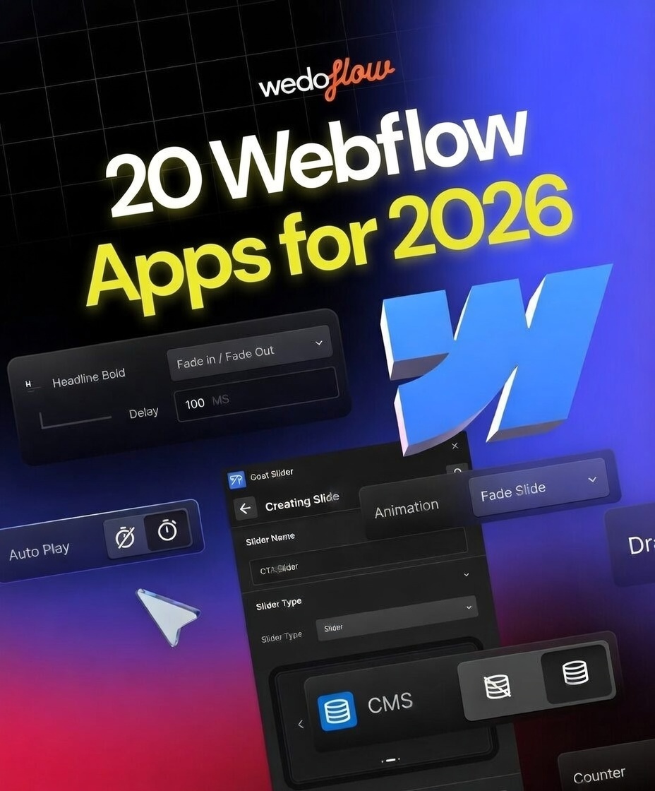 20 Best Webflow Apps for 2026