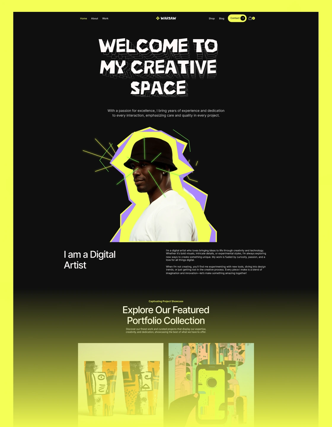 Portfolio Webflow template