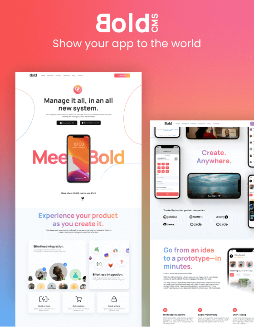 Bold CMS